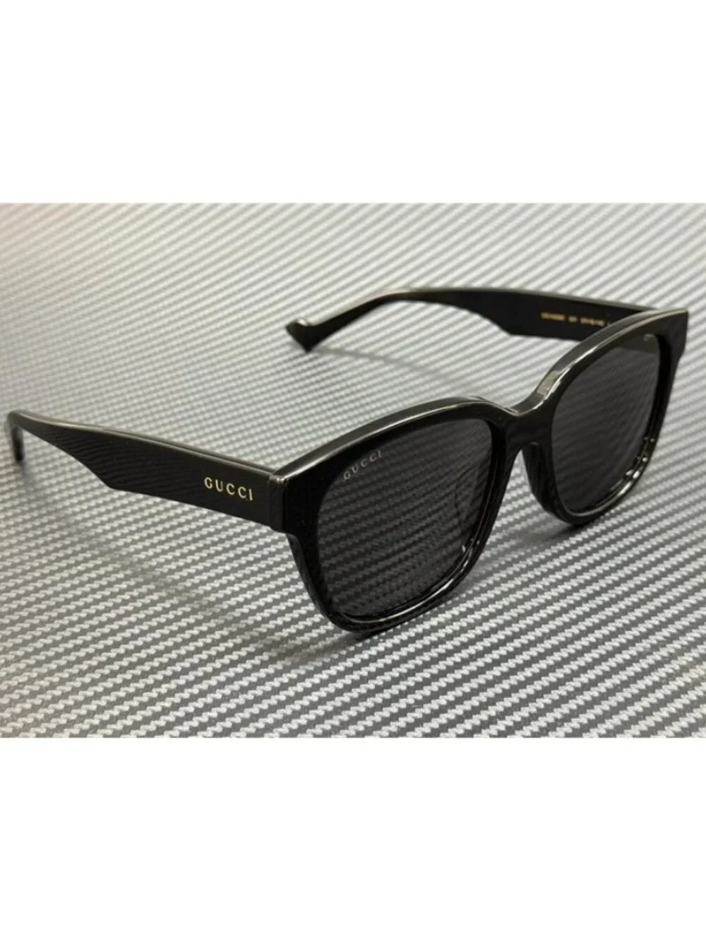 New Gucci Men Black Sunglasses 57-18-145